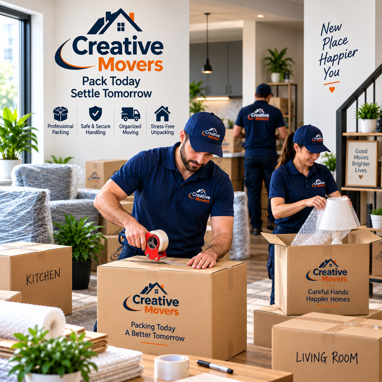 Office and Commercial Moving - Creative Movers